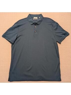 Mens Calvin Klein Liquid Touch Short Sleeve Polo Shirt Large